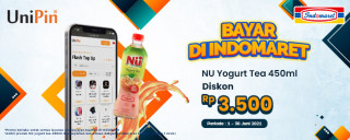 Tebus Murah NU Yogurt Tea setiap Top Up Game melalui Indomaret Payment Point